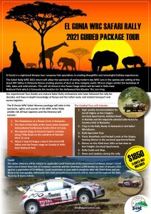 Elgonia WRC Safari Rally 2021 Guided Package Tour